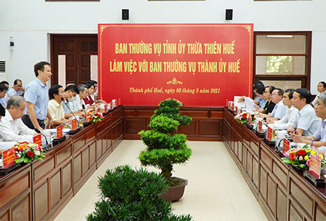 Ổn định bộ máy chính quyền, phát triển thành phố Huế xứng tầm là đô thị hạt nhân