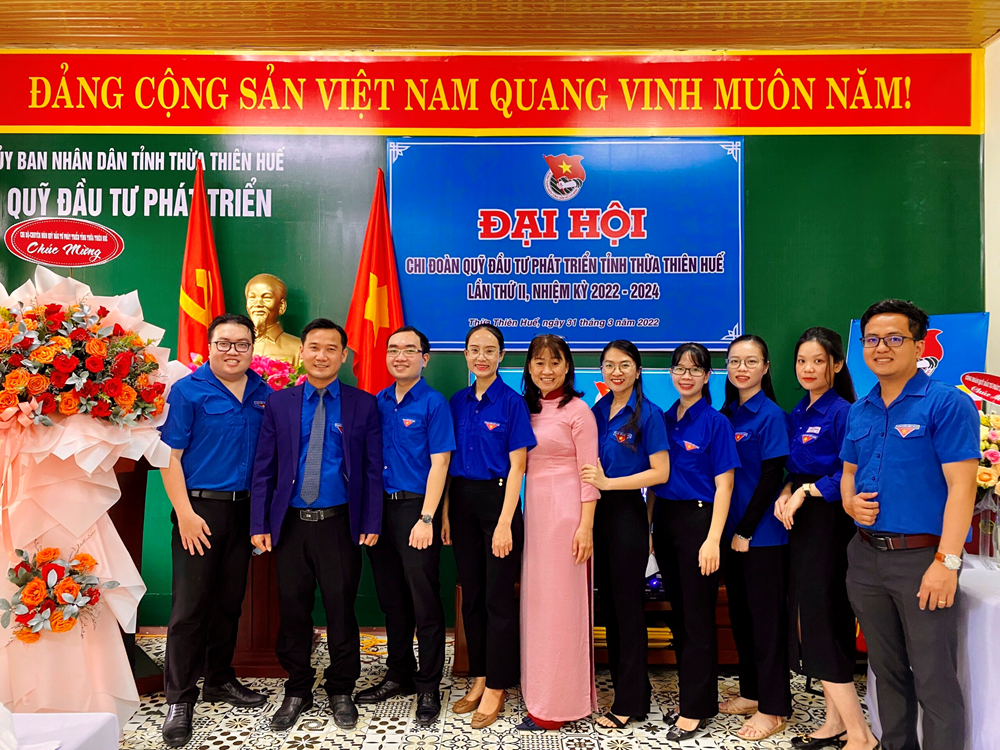 Đại hội Chi đoàn Quỹ Đầu tư phát triển tỉnh Thừa Thiên Huế lần thứ II, nhiệm kỳ 2022 – 2024