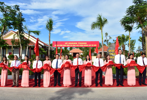 Khánh thành Công viên văn hóa và Khu lưu niệm đồng chí Tố Hữu
