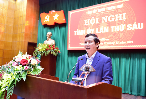 Hội nghị Tỉnh ủy lần thứ 6: Thảo luận và cho ý kiến nhiều nội dung quan trọng