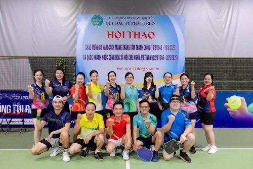 Chi đoàn Quỹ Đầu tư phát triển thành phố Huế  tổ chức Hội thao chào mừng 80 năm Cách mạng Tháng Tám thành công (19/8/1945 – 19/8/2025) và Quốc khánh nước Cộng hòa Xã hội Chủ nghĩa Việt Nam (02/9/1945 – 02/9/2025)